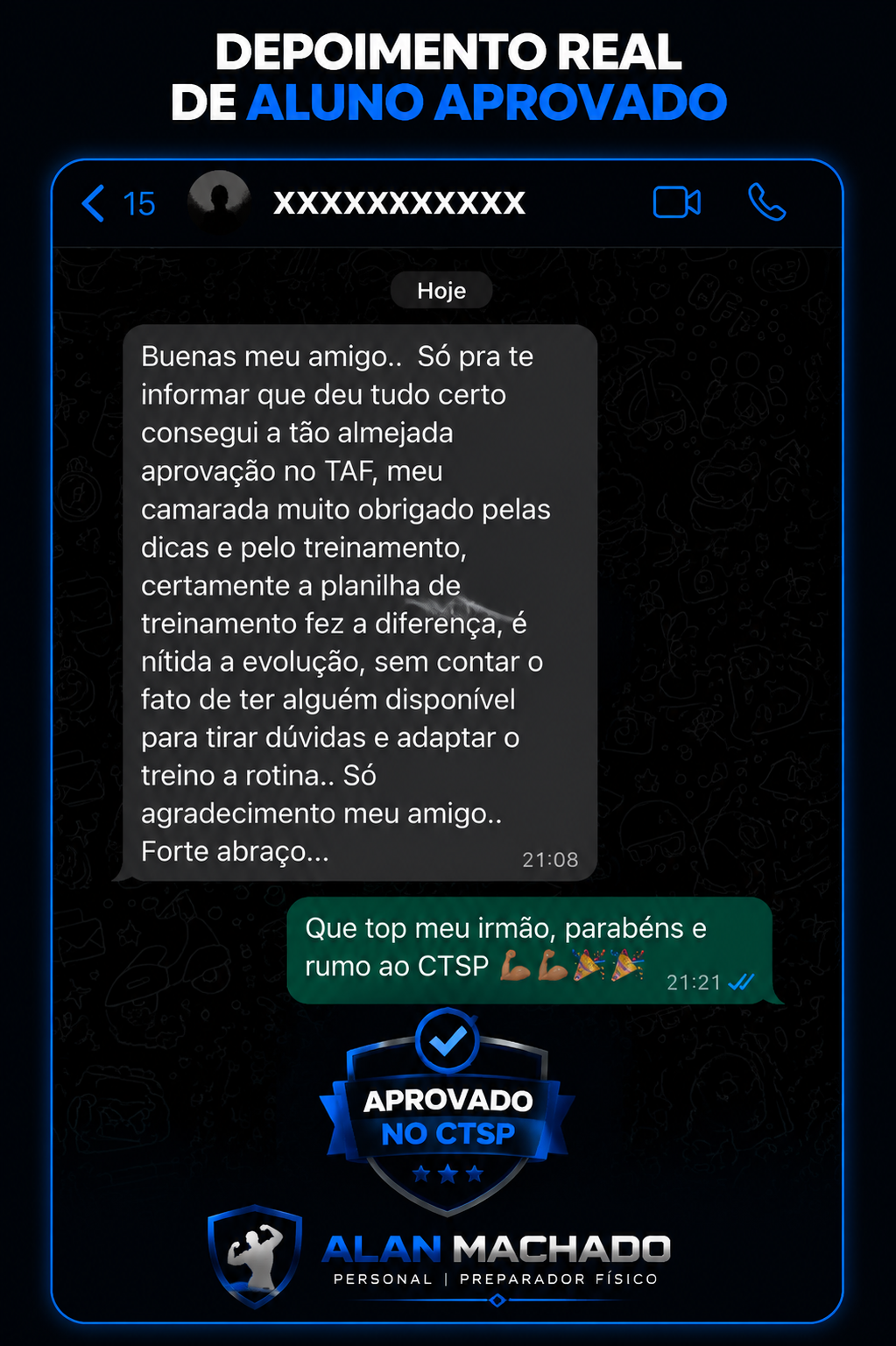 Depoimento real de aluno sobre a preparação para o TAF